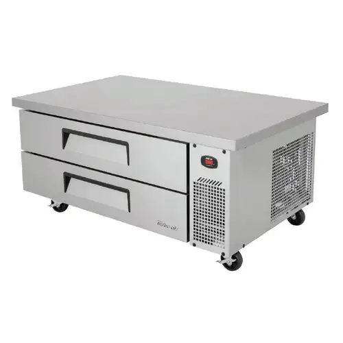 Turbo Air TCBE-52SDR-E-N 58 1/4" Super Deluxe Chef Base w/ (2) Drawers - 115v