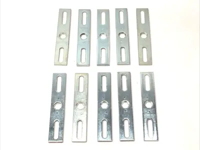 New | in-Stock Knapp Plate Cover Bracket 135mm Long x 25mm Wide LOT OF 10 Parts Michigan US | Maverick Industrial Sales #1395750