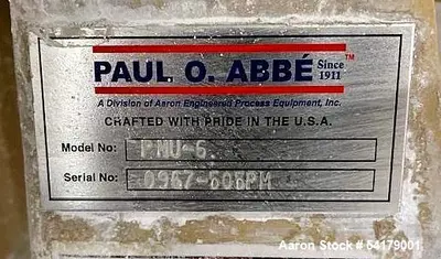 USED PAUL O ABBE PMU-6