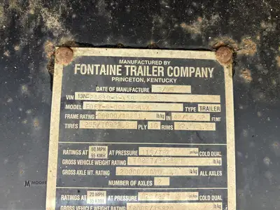 Used 1999 FONTAINE _UNKNOWN_ Low Bed Trailers Tennessee US | Moore Equipment #1517289