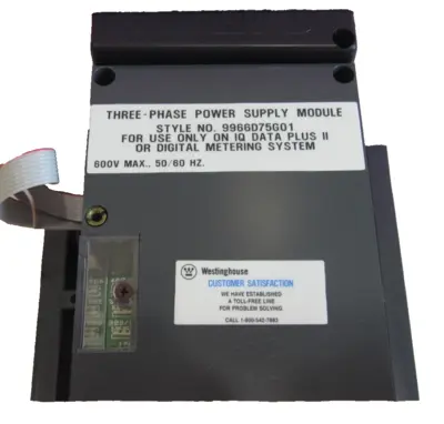NEW WESTINGHOUSE IQDPII 3 PHASE POWER SUPPLY IQ DATA PLUS II