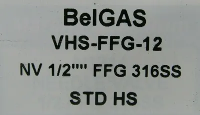 NEW MARSH VHS-FFG-12 BEIGAS VALVE 1/2" 316SS