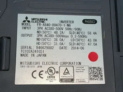 Used MITSUBISHI ELECTRIC FRA840004701N6 Variable Speed Drives Ohio US | HGR 24 #1291841