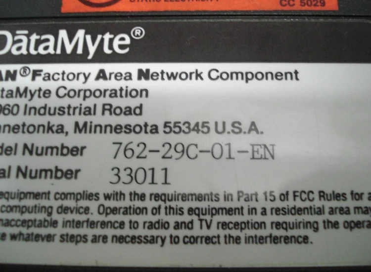 Used DATAMYTE _UNKNOWN_ Test Equipment - Other | OCO Industrial #1627707
