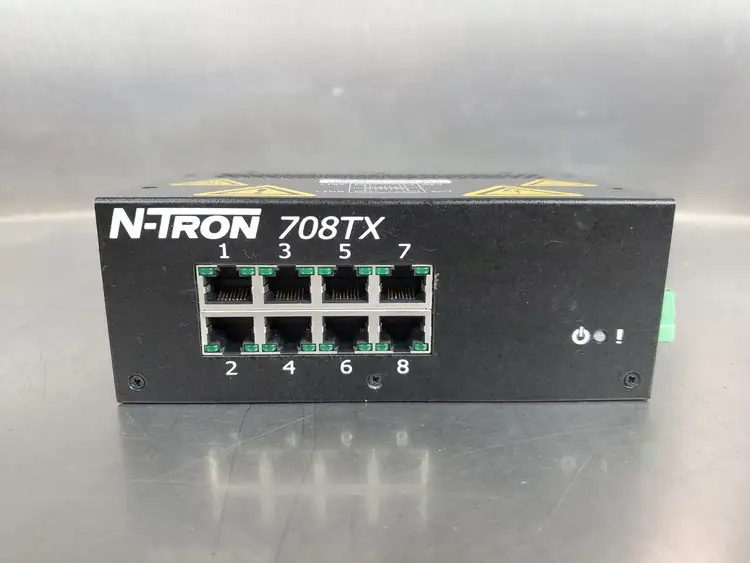 Used N-Tron 708TX Managed Ethernet Switch, 8-Port, 10/100Mbps Network Switches South Carolina US | Palmetto Automation #1157981