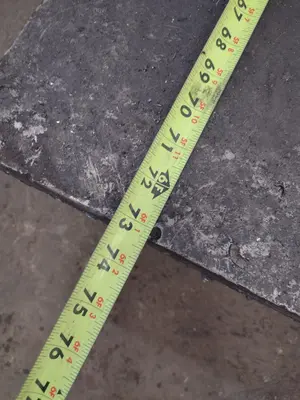 12' X 6' STEEL LAYOUT TABLE PLATE: STOCK #23783