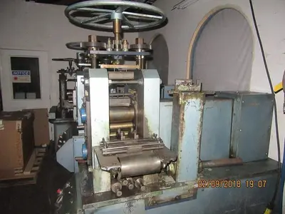 N Ferrara 4 High 5″ x 8″ Precision Power Finishing Rolling Mill for Flat Stock