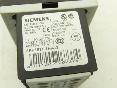 Siemens Motor Starter Contactor 24V Coil 5Hp 600V Lot of 2