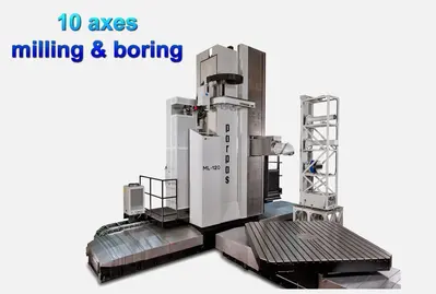 USED PARPAS ML120-1 -8 AXES X: 12 000- Y: 3500- Z: 1250 MM CNC