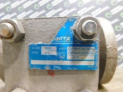 1-1/2" KITZ K150UOAM Stainless Steel Swing Check Valve Body Class 150 CF8M Used