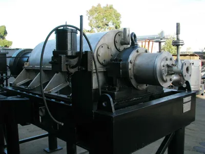 Krauss-Maffei KVZ-431 decanter centrifuge, 316SS.