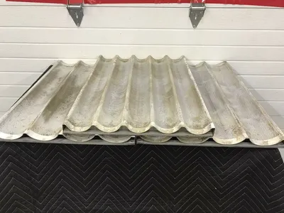 26”x18” Baguette/French Bread Pan Perforated Aluminum Mold 4 And 5 Sections