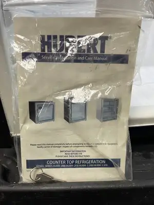New | in-Stock Hubert New Hubert HUBM-3.5RBA 4.1 cu ft Refrigerated Lighted Merchandiser 120V Display Refrigerators Illinois US | Falcon Restaurant Supply #1375845