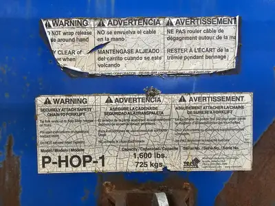 Used VESTIL P-HOP-1 Material Handling (misc) British Columbia CA | Lenmark #1426277