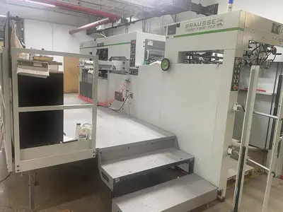 USED 2019 BRAUSSE 1050SE AUTOMATIC DIE CUTTER W/ STRIPPING