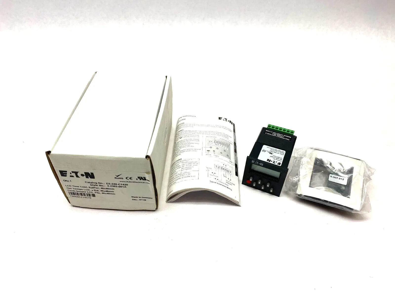 New | in-Stock EATON TIMING CONTROL RELAY BATTERY POWERED 48X48MM Misc Electrical & Power Parts | Maverick Industrial Sales #1121893
