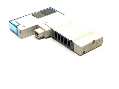 USED SMC 5‑PORT SOLENOID VALVE 24VDC
