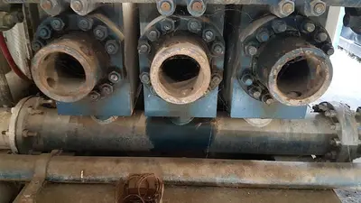 USED EMSCO F-500 TRIPLEX MUD PUMP