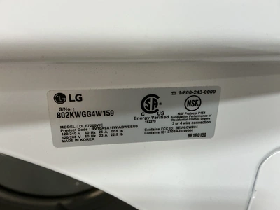 Used LG DLE7200WE Residential Appliances Michigan US | Miedema Asset Management Group #1335042