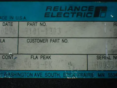 Used RELIANCE ELECTRIC 91011303 Servo Drives Ohio US | HGR 24 #884030