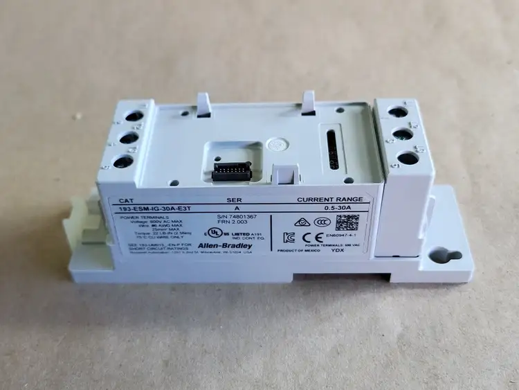 New | in-Stock ALLEN-BRADLEY 193-ESM-IG-30A-E3T Misc Electrical & Power Parts British Columbia CA | Lenmark #249988