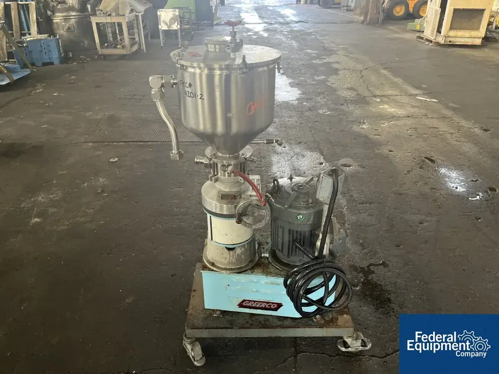 USED Greerco Greerco Colloid Mill, Model W250B80, S/S