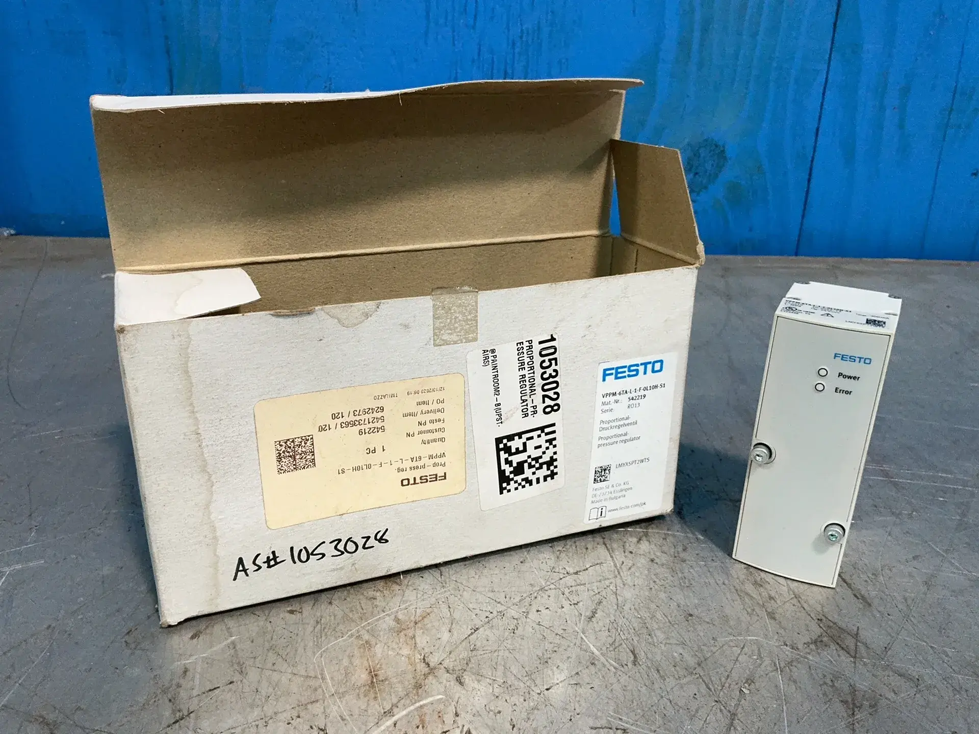 Used FESTO VPPM6TAL1F0L10HS1 Solenoid Regulators Ohio US | HGR 24 #1325983