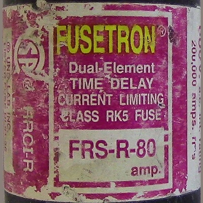 Cooper Bussman 80 Amp Class RK5 Fuse