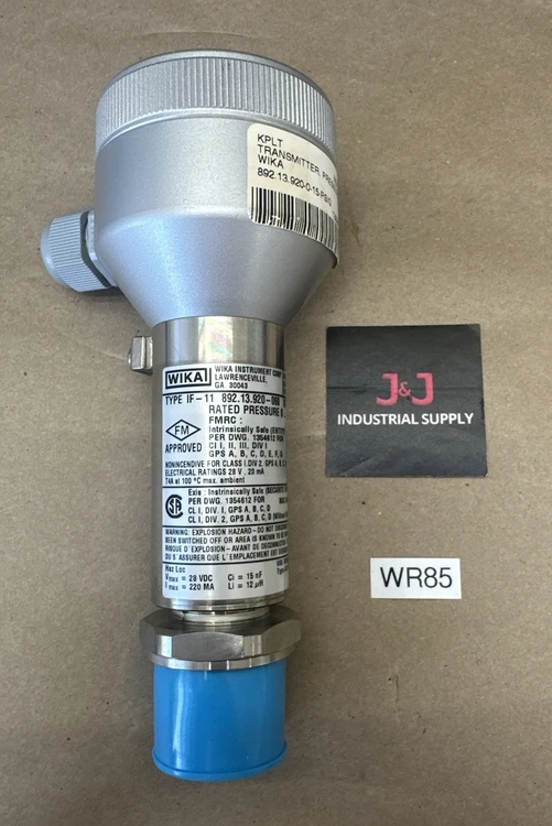 New | in-Stock WIKA 892.13.920-060 Sensors | J&J Industrial Supply #503141