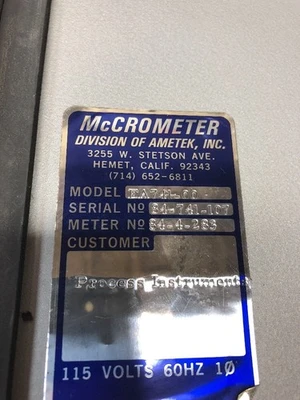 Used MCCROMETER EA741-00 PLC Processors Indiana US | J&J Industrial Supply #497896