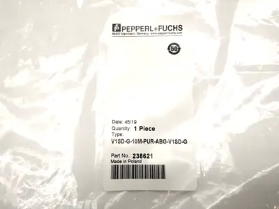 New | in-Stock PEPPERL+FUCHS V1SD-G-10M-PUR-ABG-V1SD-G, 238621 Cable & Wire | Maverick Industrial Sales #1101543