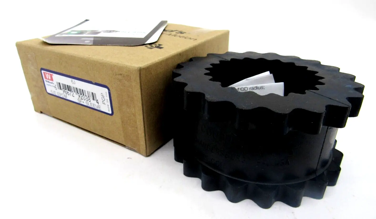 NEW TB WOODS 6J FLEXIBLE COUPLING SLEEVE