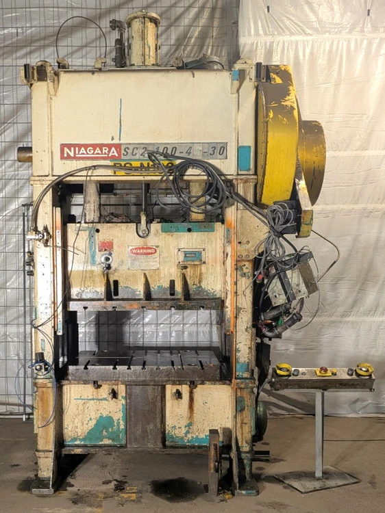 Used NIAGARA NIAGARA SC2-100-48-30 PRESS Straight Side Presses | Alma Machinery #898706