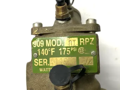 Used Watt Regulator Reduced Pressure Zone Backflow Preventer 3/4" 175PSI Plumbing Equipment Michigan US | Maverick Industrial Sales #1402250