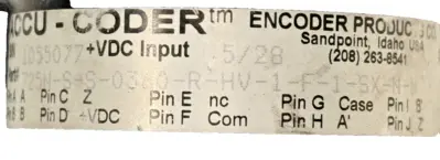 NEW ACCUCODER 725N-S-S-0360-R-HV-1-F-SX-N-N