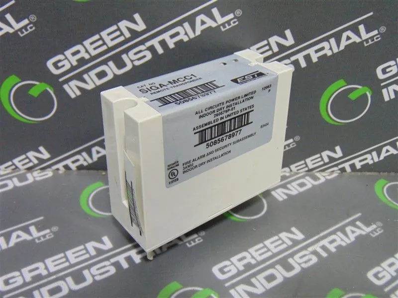EST SIGA-MCC1 Fire Alarm Panel Remote Transponder Module Used