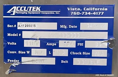 USED ACCUTEK ASC-6