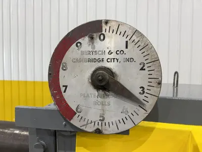 10' X 1/4" BERTSCH PLATE BENDING ROLL: YOBRO #23745