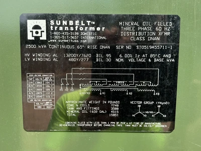 SUNBELT _UNKNOWN_ Power Transformers | Equipment Recovery Corp. (14)