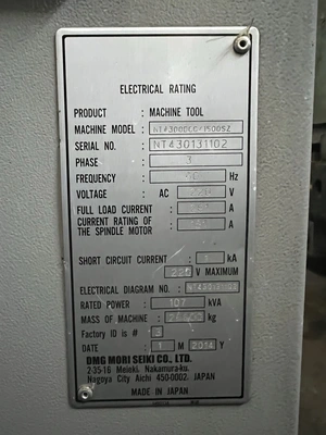 Used 2014 MORI SEIKI NT-4300DCG/1500SZ CNC Lathes California US | Machinery Network #1464530