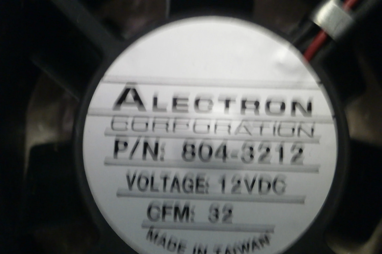 NEW Alectron 804-3212 Axial Fan