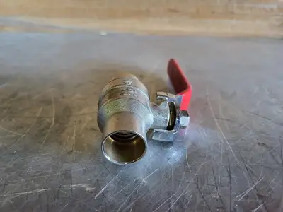3/4" Solder PTFE Full Port Ball Valve