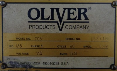 Used 1999 OLIVER 703 Bread Slicers California US | BakeryEquipment.com #1555935