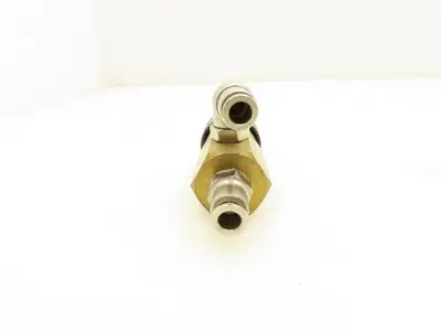 Adjustable Elbow Air Flow Control Needle Valve 5 Turn 1/8" Lot of 9