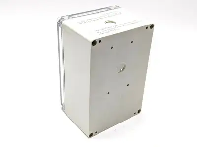 E65324 | Hammond  ABS Clear Poly Lid Enclosure 6.5"x4"x3" - Used
