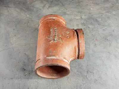 Grooved Tee 3-2, C-E=3.38 in