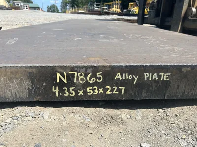 N7865 Alloy Plate 4.35″ x 53″ x 227″ CNC Laser Plasma waterjet stock steel plate