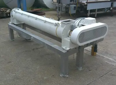 SPC9280  Mixer and Blender Buhler AG continuous mixer model MOZJ-27/200, 20 hp, Stainless Steel