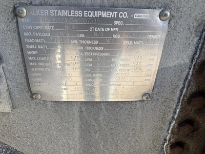 Used 1998 WALKER MILK TANKER TRAILER Liquid Supply Trailers Michigan US | Miedema Asset Management Group #1709504