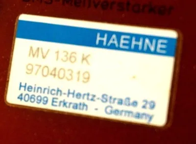 NEW HAEHNE MV136K CIRCUIT BOARD
